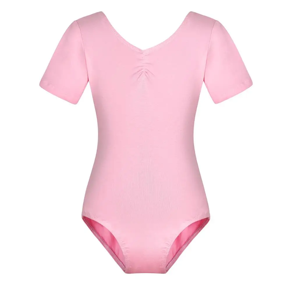 

FONLAM Girl Ballet Leotard Dress Swimsuit Kid Girl Ballet Dance Gymnastics Classic Leotard Bodysuit Outfits Short Sleeve
