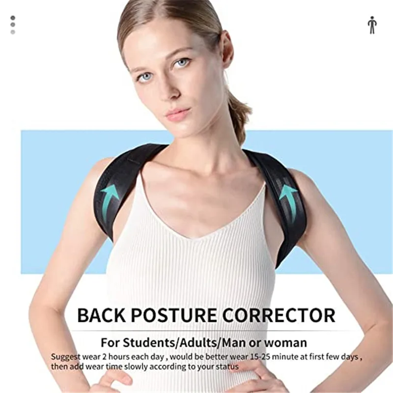 Корректор осанки для мужчин и женщин мужчин-унисекс спины коррекции облегчения