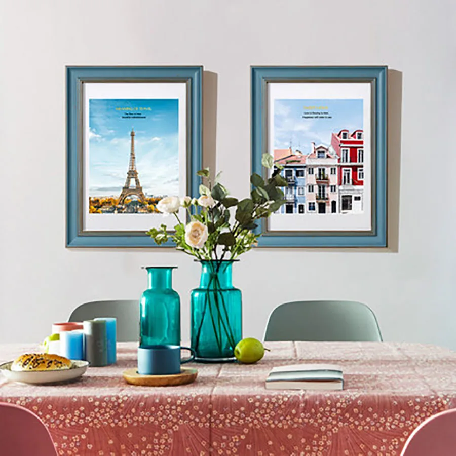 Пасторальная простота фоторамка настенное деревянное украшение Домашняя мини