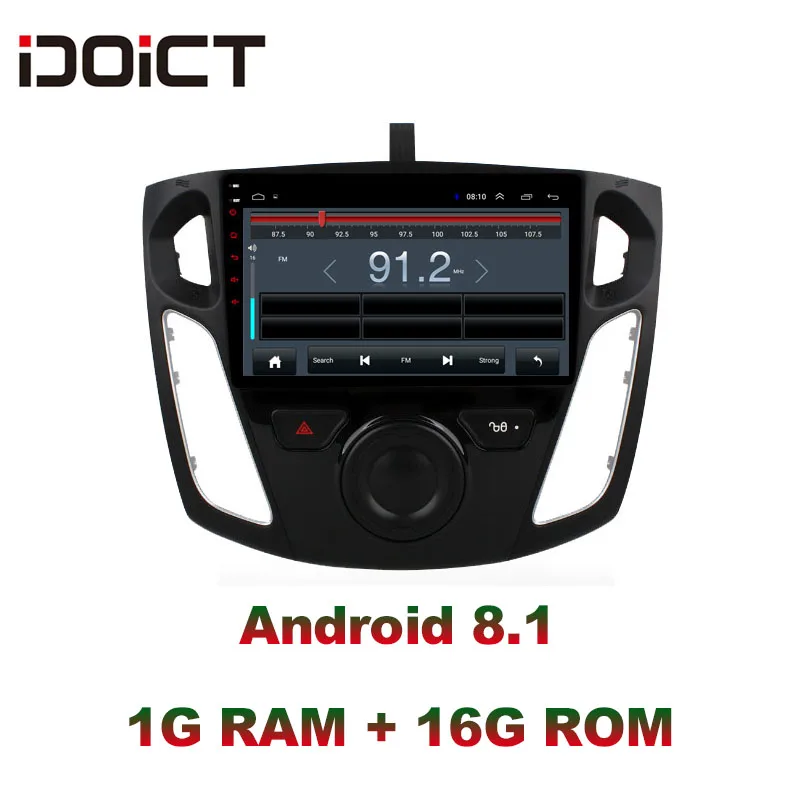 Автомобильный DVD плеер IDOICT Android 8 1 с GPS навигацией мультимедийный проигрыватель