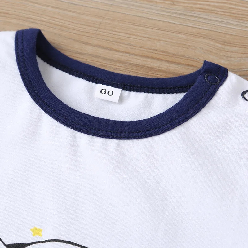 2020 Summer Baby Infant Rompers Boys Clothes Short Sleeve O Neck Print Cartoon Cute Kids Costume |