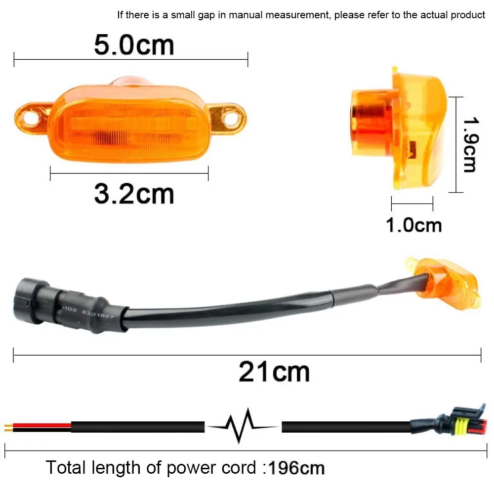 

3pcs LED Grille Lights 12V Front Grille Lighting Trucks Off-road Wheel Eyebrow Warning Lamp for Ford F-150 2017-2019