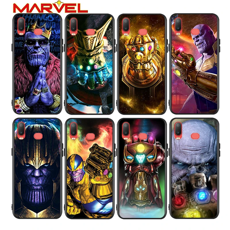 

Thanos marvel hero for Samsung Galaxy A9 A8 Star A750 A7 A6 A5 A3 Plus 2018 2017 2016 Black Phone Case Soft Cover
