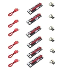 Новый V011 Pcie Riser Pci Express Riser для видеокарты Pci-e 1x до 16x Riser Card Dual 6pin для майнинга BTC