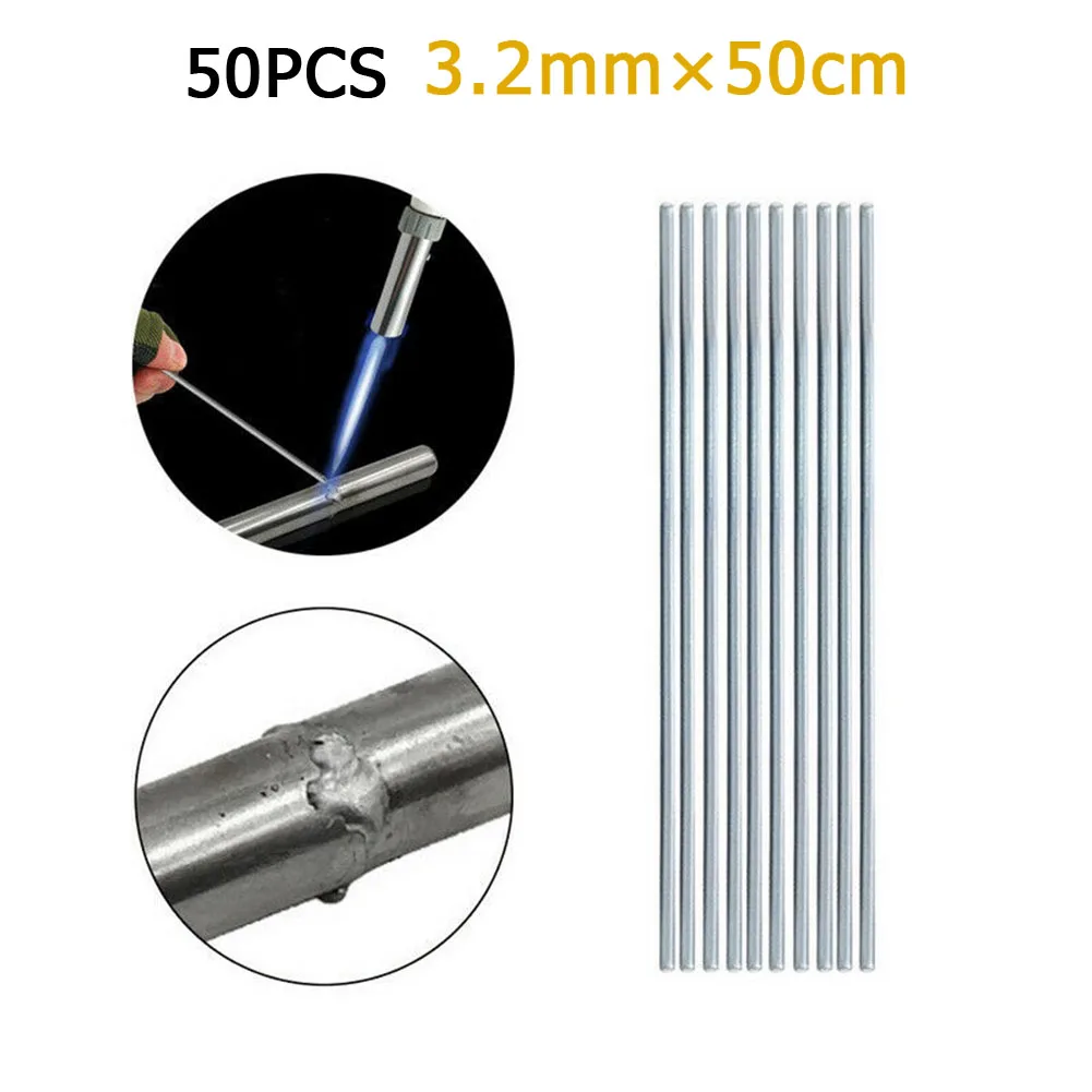 

3.2*500mm Welding Rods Equipment Bar Metal.lightweight Silver Low Temperature