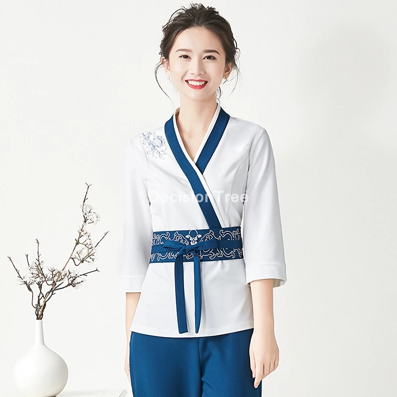 2021 корейский салон красоты косметологическая Униформа спа оздоровительный