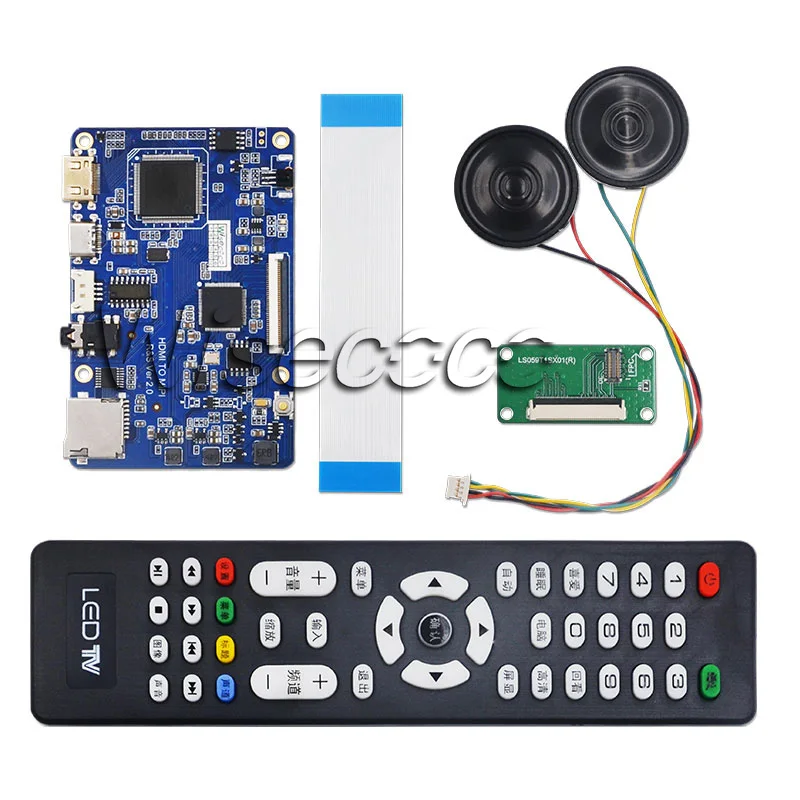 Wisecoco 5,9 дюймов FHD 1080p ЖК-экран 1920*1080 HDMI к MIPI DSI плата драйвера Raspberry Pi RK3288 Android tv Box PS4