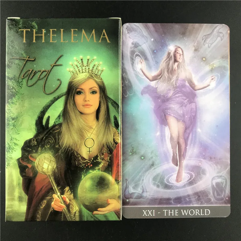 Thelema Tarot карты Настольные игры водительская судьба гадания на английском языке