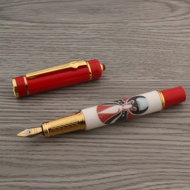 Новинка 2021 керамическая перьевая ручка классический дизайн лица Пекинская опера