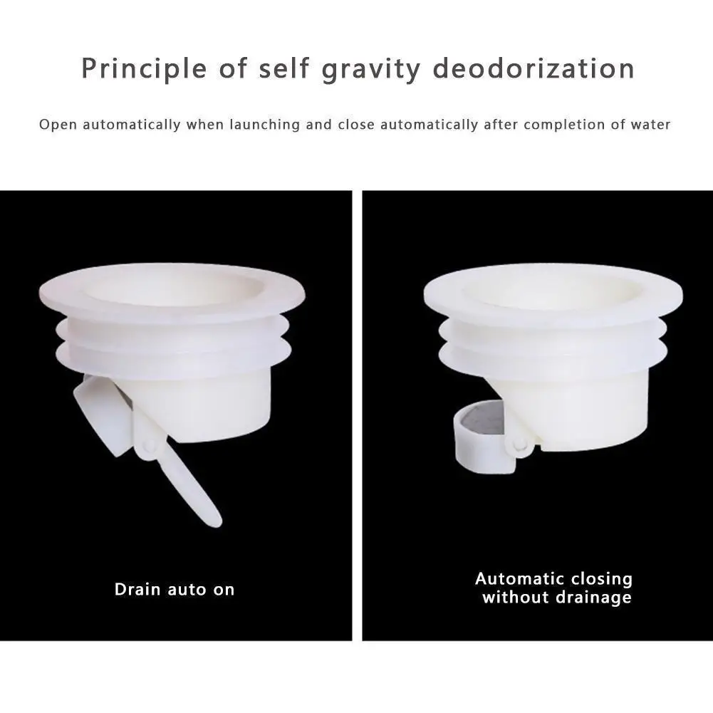 

Floor Drain Deodorant Core Pipe Anti Odor Drain Insect Bathroom Washing Anti-backflow Machine Sewer Control Ring Accessorie P5L0