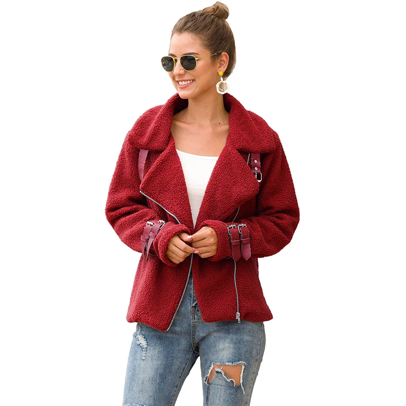 Женская куртка Lossky теплая плюшевая на молнии большого размера 2019 | одежда