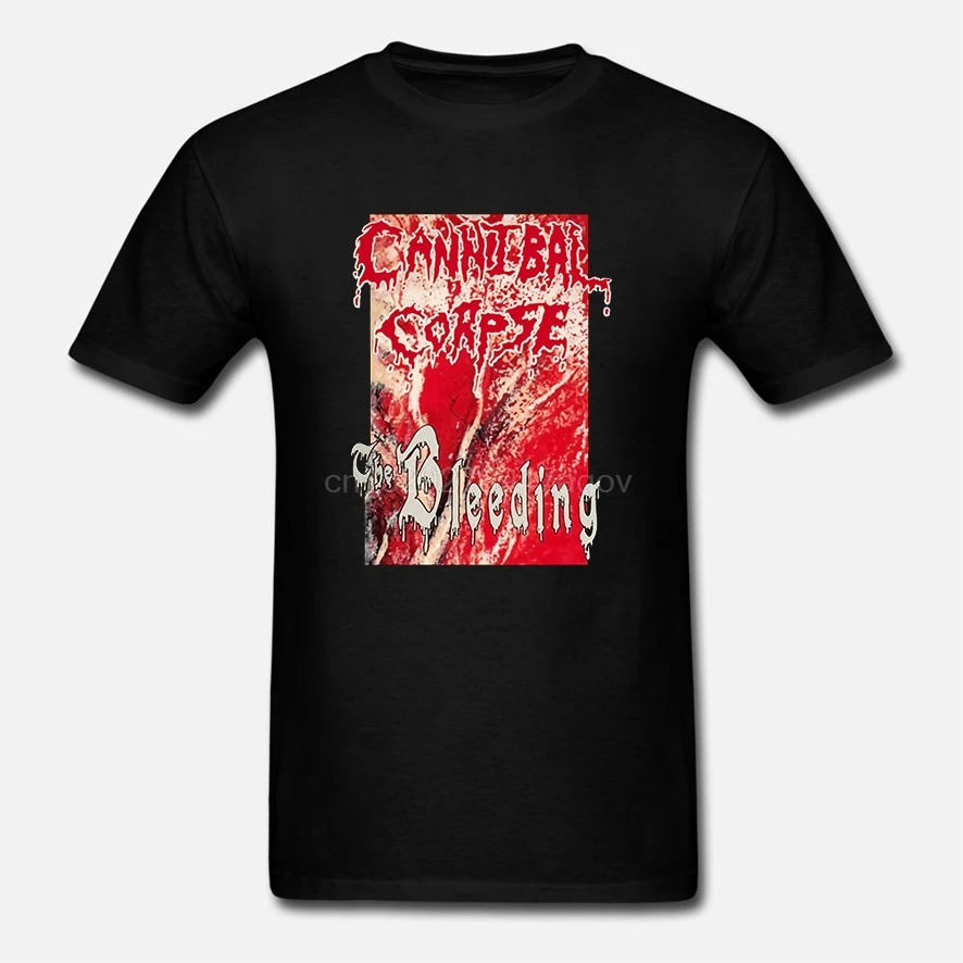 Cannibal Corpse The Bleeding футболка Черная все размеры s S 3XL круглый вырез подростковый поп