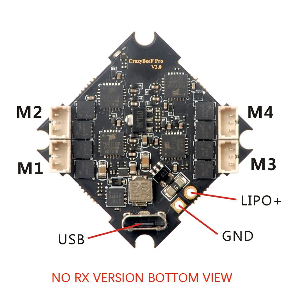 Crazybee F4 PRO V3.0 управление полетом Blheli_S 10A 2-4S бесщеточный ESC для Flysky Frsky приемник для Cinecan 4K камера Дрон