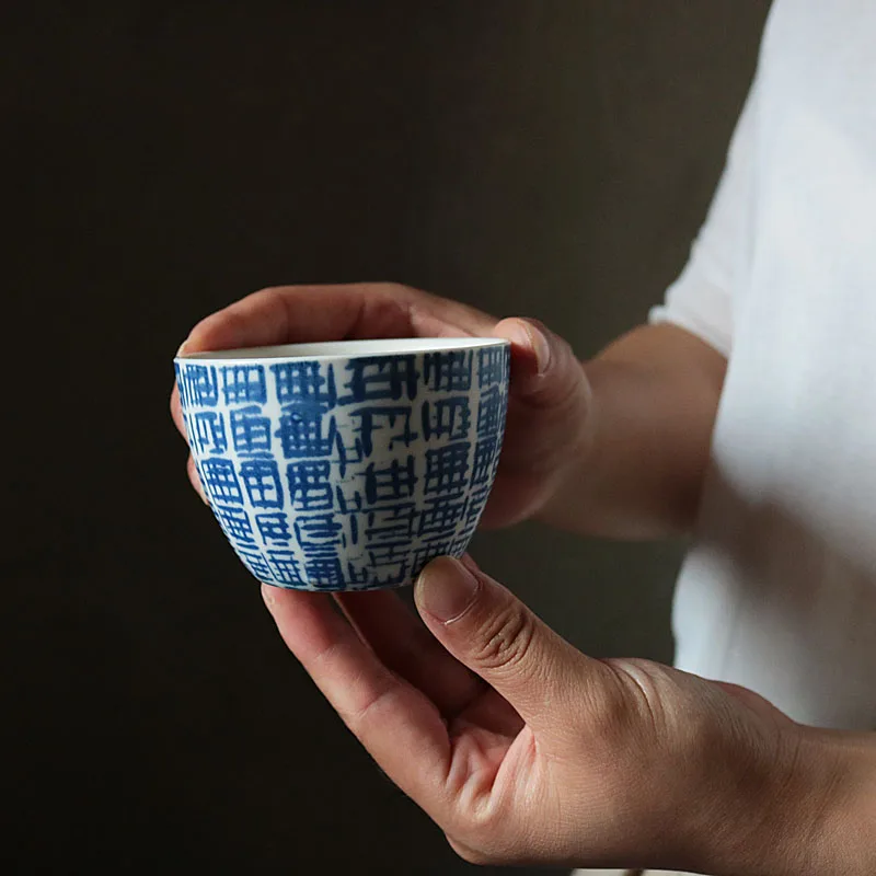 Керамическая трехмерная керамическая тарелка синяя печатная посуда из