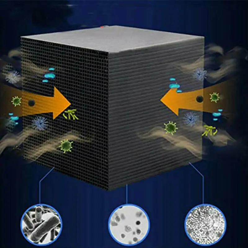 Кубик для очистки воды Nano аквариума нижний фильтр на фильтре материал