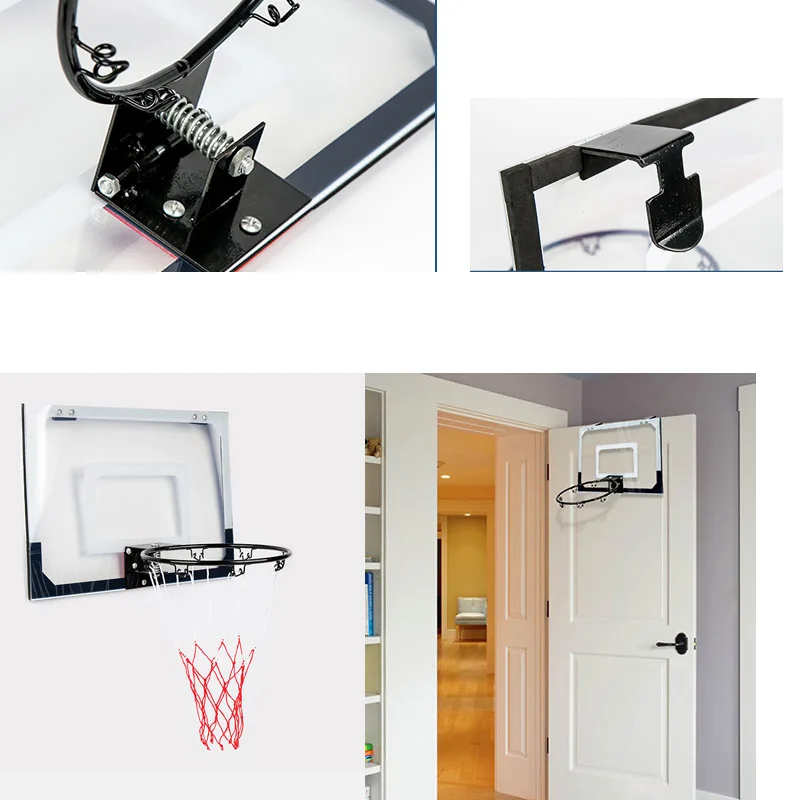 Детский мини баскетбольный набор колец из нержавеющей стали небьющаяся задняя