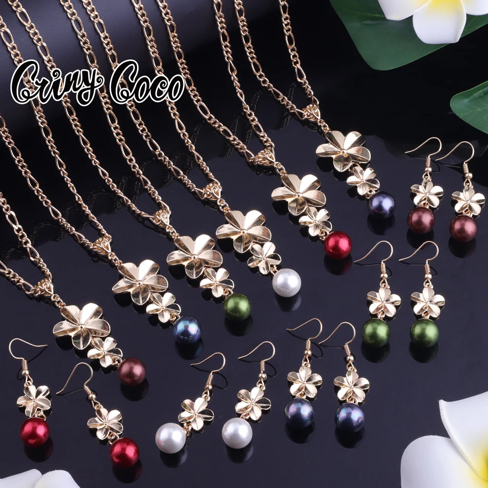 

Cring Coco, гавайская Полинезия, ювелирные изделия, Плюмерия, цветок, Женская цепочка на шею, бесплатная доставка, изделия, подвеска, ожерелье для...