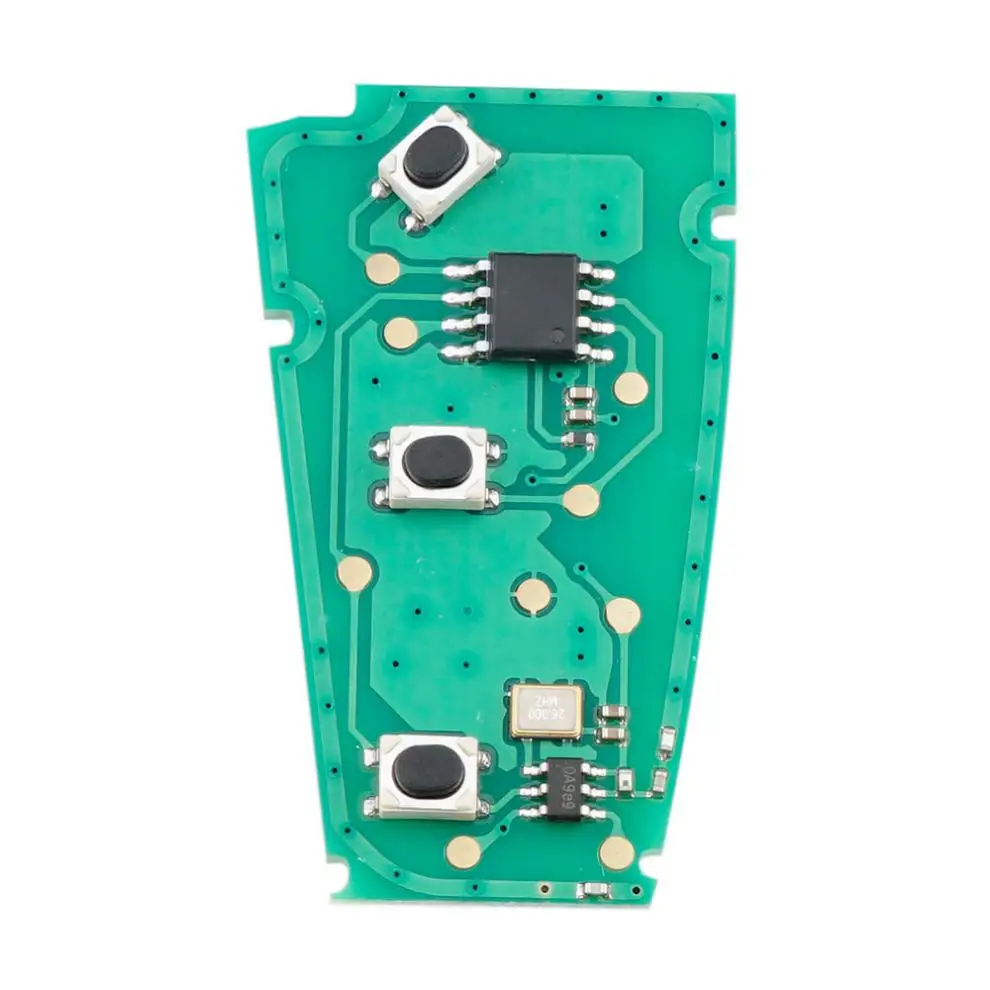 433 МГц 3 кнопки флип без ключа Fob с 4D63 80Bit чипом и лезвием HU101 подходит для Ford Focus Fiesta