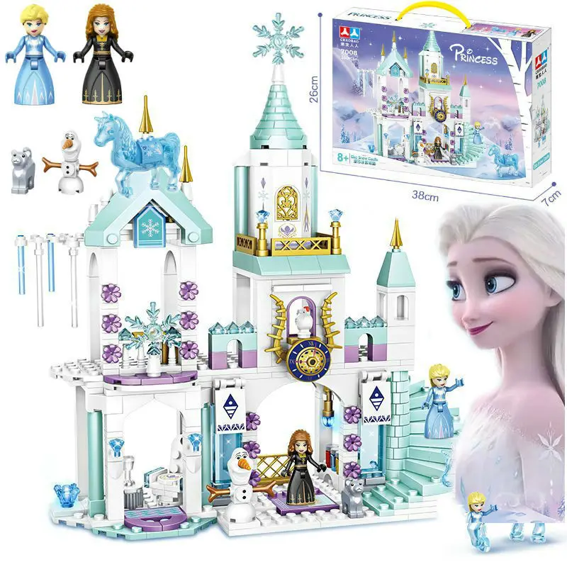 

Конструктор детский «Холодное сердце», Эльза, Анна, Олаф, Золушка