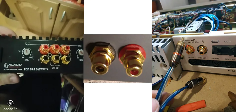 1 пара Позолоченный разъем RCA Разъем Панель Крепление Шасси аудио разъем переборка с гайкой припоя чашки 2 шт