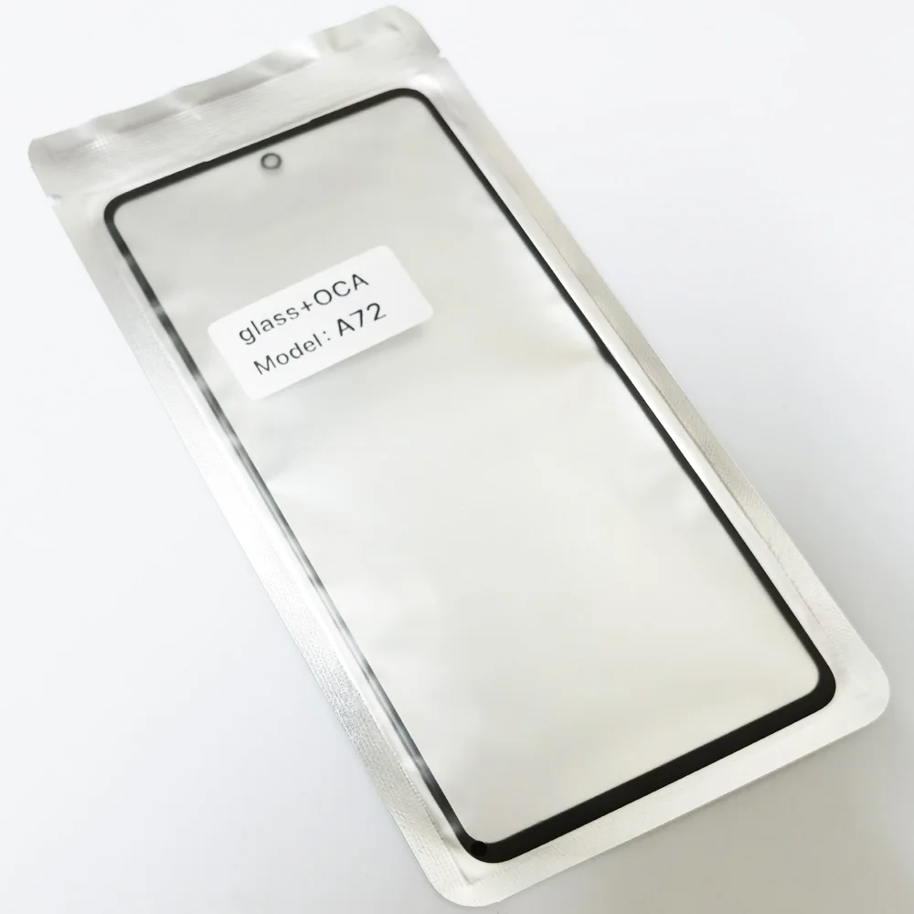

10pcs/pack GLASS +OCA LCD Front Outer Lens For Samsung Galaxy A72 Touch Screen Front Glass Replacement Spare Parts for SAMSUNG