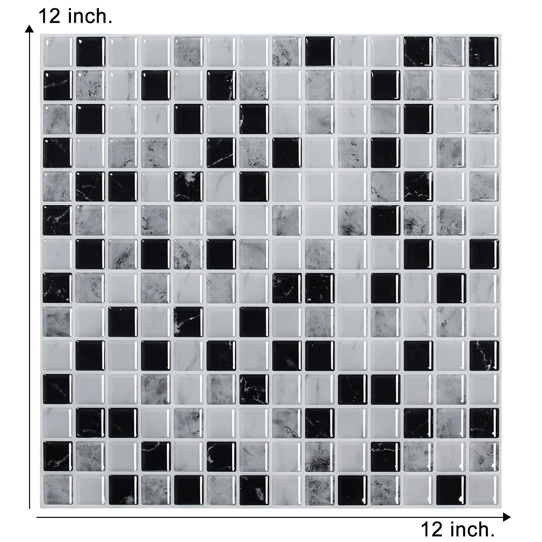 

EasyKing Study Room Decorative Wall Stickers, Peel And Stick Wall Tile Waterproof Wall Tiles For Pantry, Backsplash For Kitchen