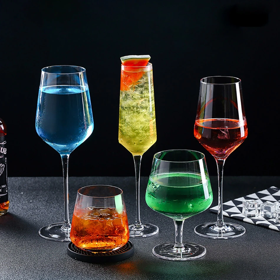 Стекло es фужеры из светодиодного стекла для виски коктейлей домашний ночной бар