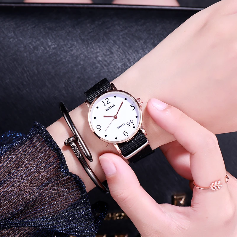 Нейлоновый ремешок для часов женские часы с маленьким циферблатом 32 мм модные