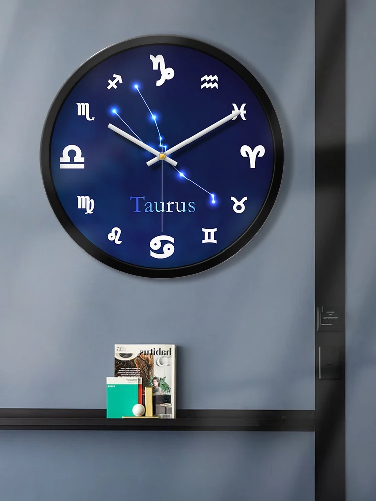 Металлические настенные часы для гостиной модные современные креативные в