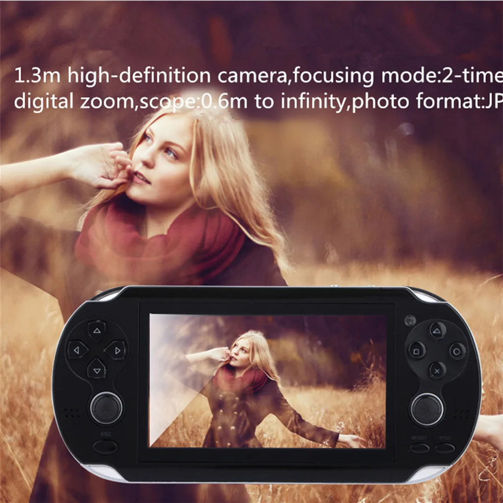 Портативная игровая консоль Retro 4 3 дюйма портативная видеоигра встроенные