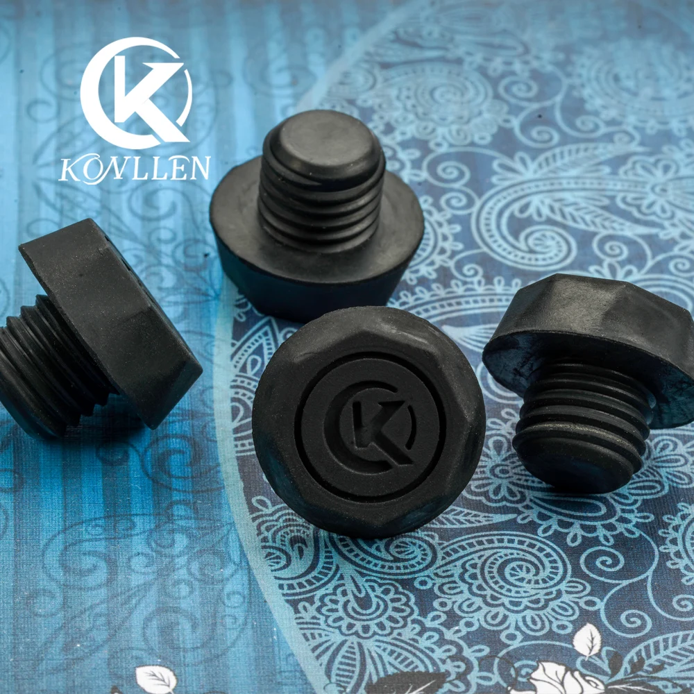 

KONLLEN Billiard Bumper Pool Cue Perforated Leather Bumper Rubber Solid Bumper With Metal Screw Cue Bumper Billiard Accessories