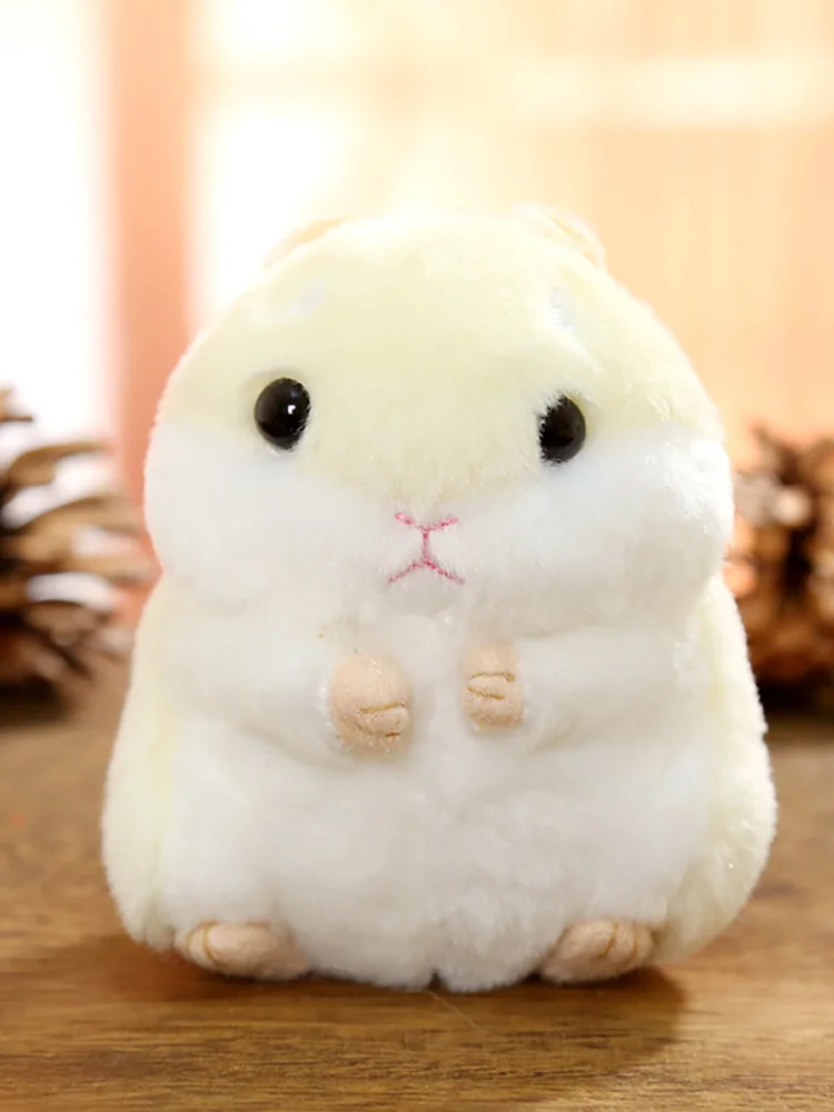 Small Hamster Doll Pendant Plush Toy Key Chain Hanging School Bag 10cm Cute Toys doll bag accessories | Игрушки и хобби