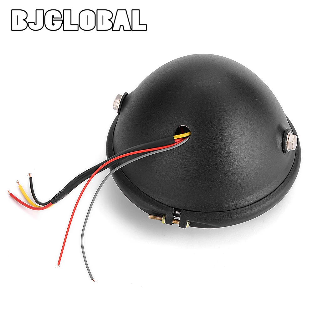 Фара для мотоцикла 6 5 &quot круглая фара в стиле ретро дальнего и ближнего света DRL