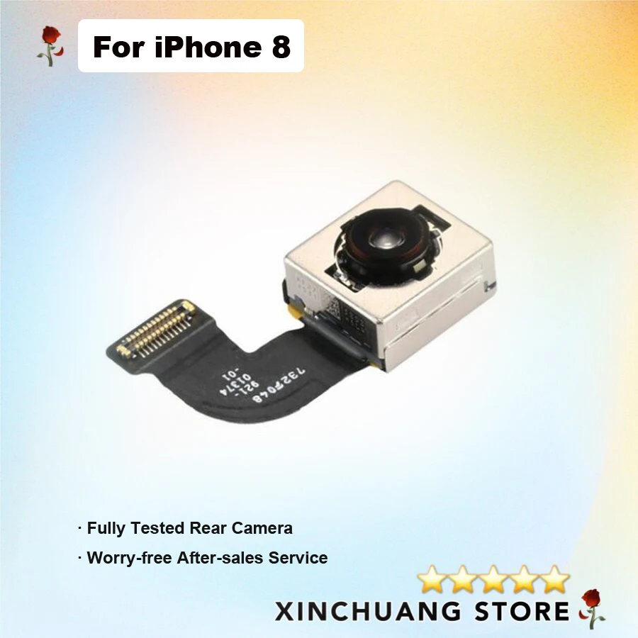 100% оригинальная задняя камера для Apple iPhone 8 4 7 заднего вида гибкий кабель