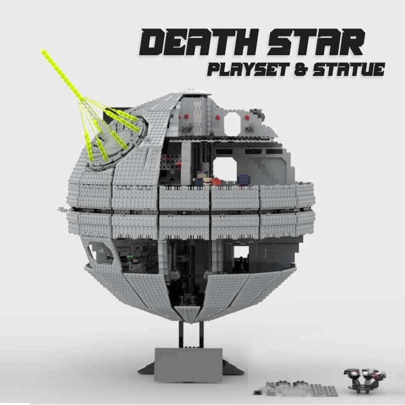 

Конструктор Звездный Moc, строительные блоки, UCS Death Space, мелкие частицы, Звезда смерти, Сборная модель, игрушка, подарок для детей на день рожде...