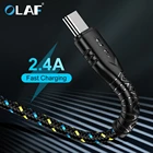 Кабель USB мобильный телефон, 3 м, 2 м, 1 м, кабель с поддержкой быстрой зарядки и передачи данных для Samsung, Huawei, Xiaomi