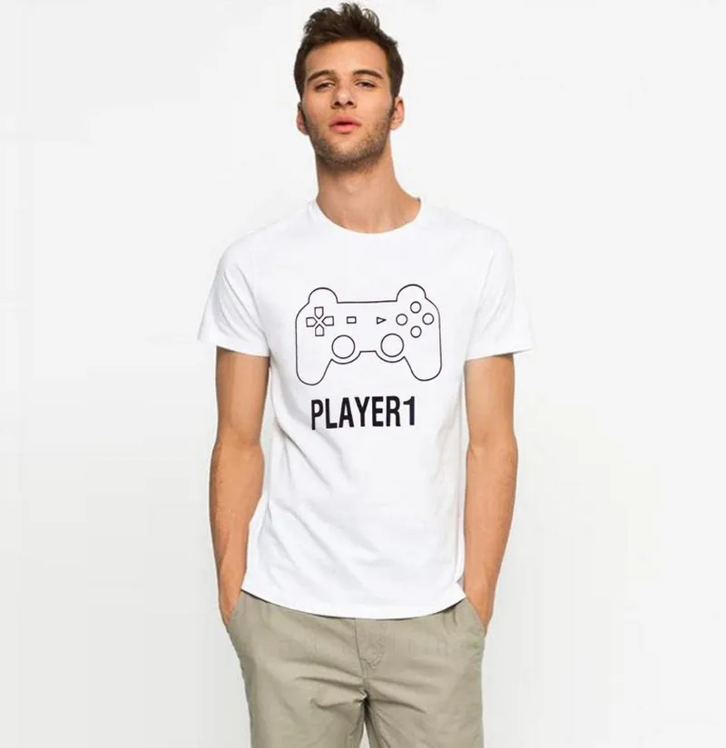 Футболка с интересным рисунком для отца сына подходящая одежда папы ребенка