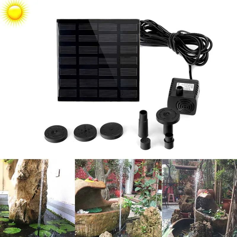Горячая продажа панели солнечной энергии Водяной насос бассейн Пруд аквариум