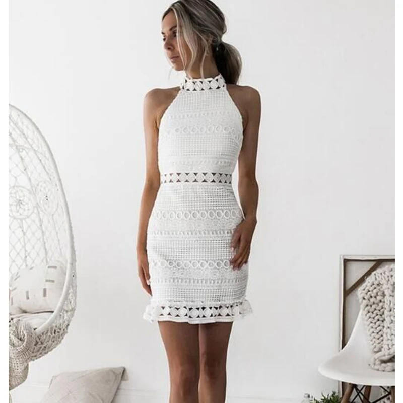 Взрывобезопасное водорастворимое Цветочное платье без рукавов с крючком модное