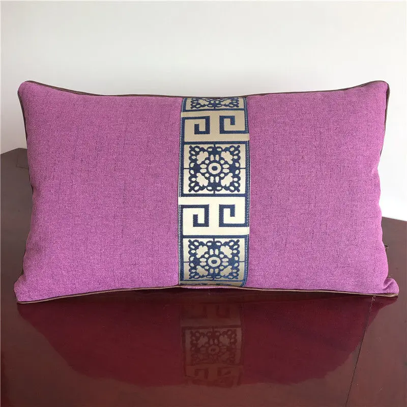 

2pcs Pillowcase 40x60 Linen Lumbar Pillow Case Jacquard Cushion Cover Soft Pillow Case 30*50 Living room Pillow Cases