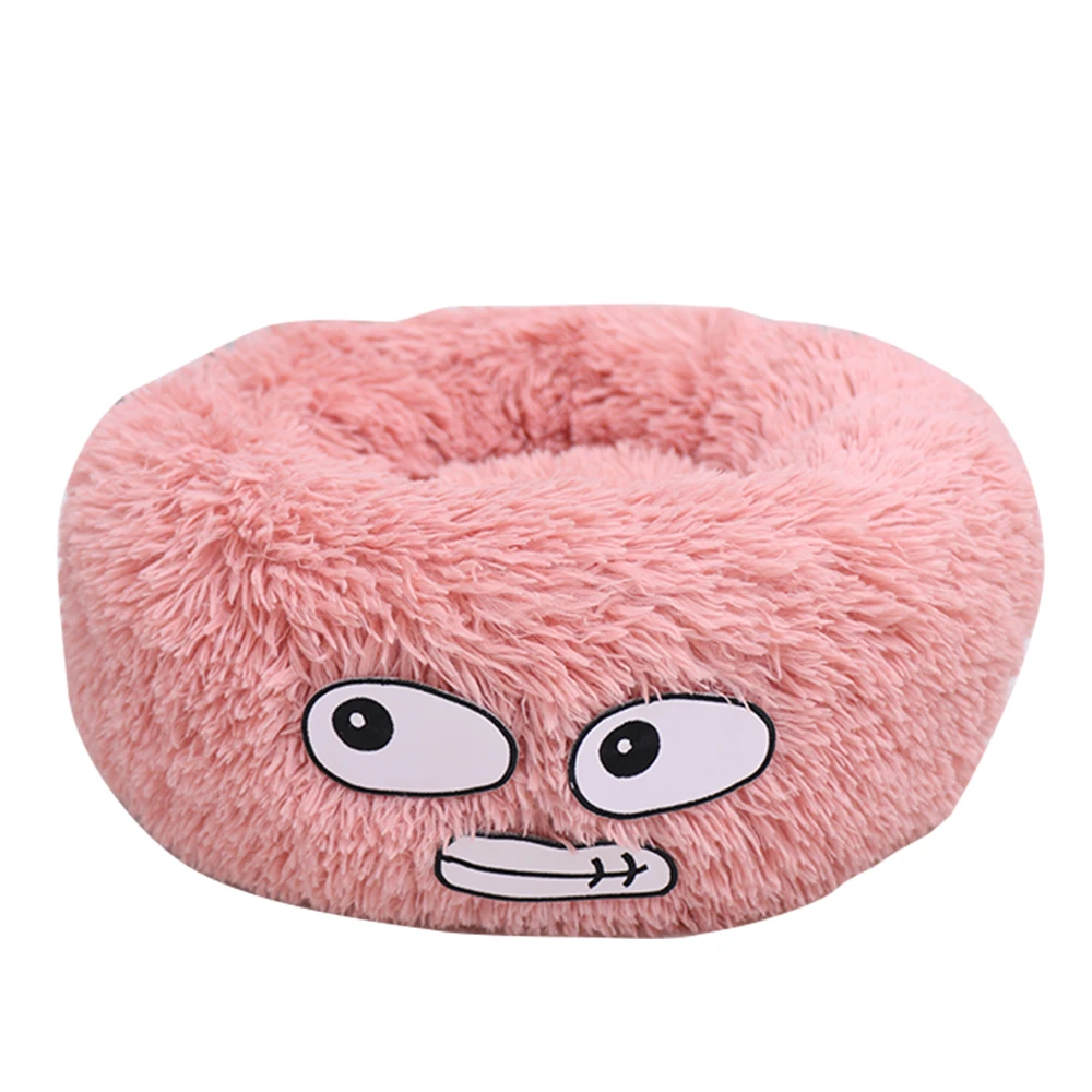 Light Pink(style 1) Длинная плюшевая кровать для питомца кошки мягкая зимняя домик для кошки теплый спальный коврик для кошки кровать маленькая собака щенок Подушка для сна для питомца - Цвет: Light Pink(style 1)