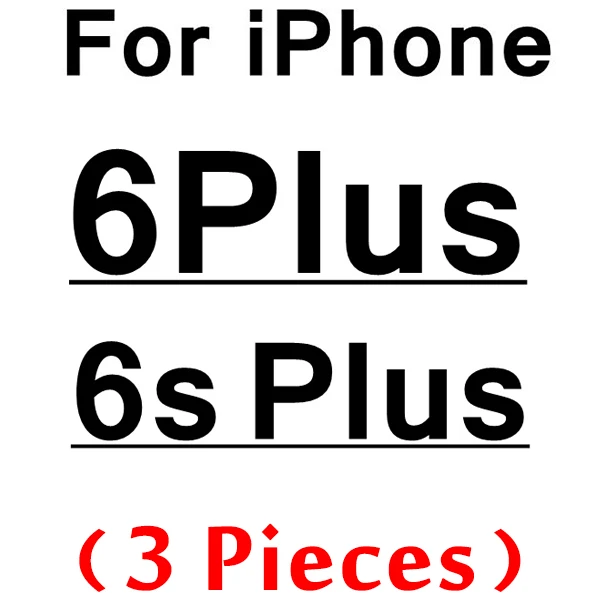 3 шт 0,26 мм закаленное стекло для iPhone 11 Pro X XR 8 7 6 6s стекло протектор экрана для iPhone 11 7 8 Plus XS Max защитное стекло - Цвет: for iPhone 6P 6sP