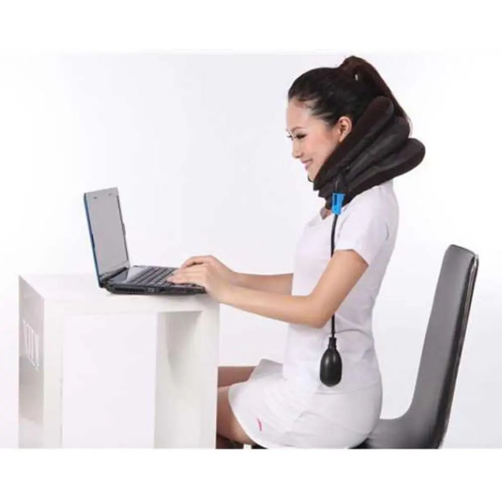 Шейное тяговое устройство для шеи надувной ошейник домашнее оборудование