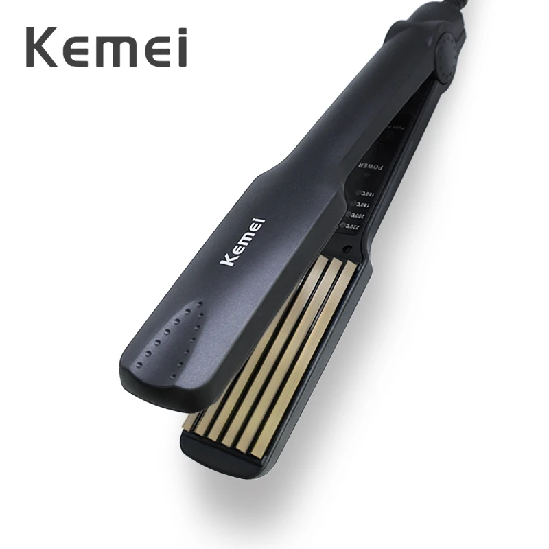 Kemei щипцы для завивки волос профессиональные электрическая плоская палочка