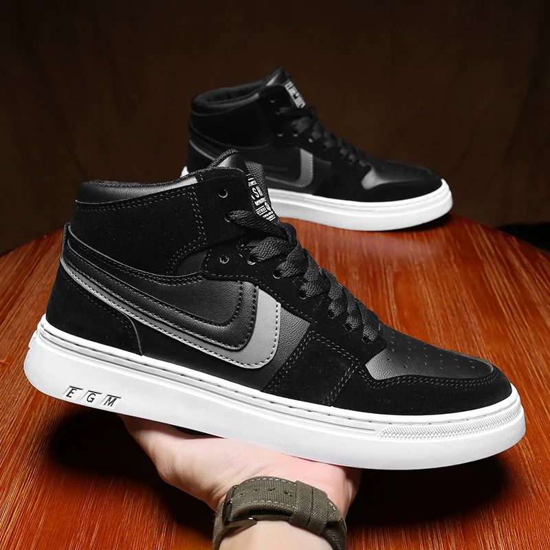 

New Summer Mens Shoes Fashion Brand Sneakers Men Breathable Casual Shoes Lace Up Mesh Flats Shoe High-top Male Sports Shoes