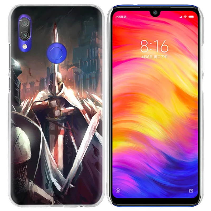 

Templar Knight Case for Xiaomi Redmi Note Note 8 8T 7 9S 9 K30 Pro Zoom Mi 9T CC9 10 Lite 5G X2 F1 Hard Cubre Phone Cover Bags