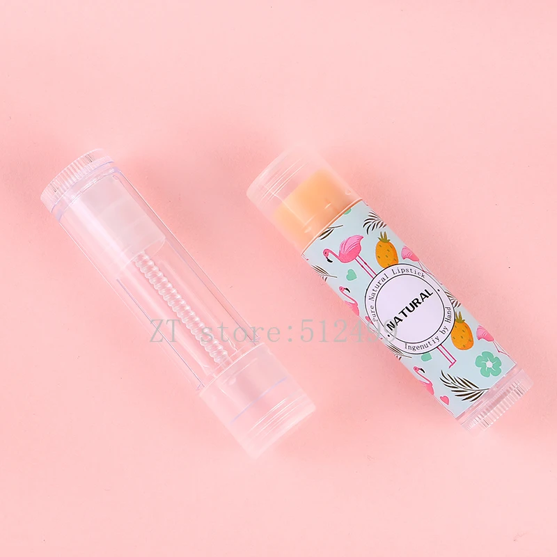 12/36/108 Empty Packs PVC Label Colorful Lipstick Sticker Bird Dear Fish Flamingo Pink Star Forest Cat Tube Lip Balm | Красота и