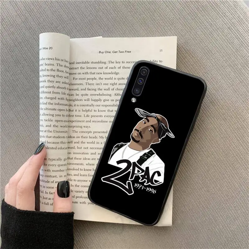 

2pac American rapper singer Phone Case For Samsung galaxy S 9 10 20 A 10 21 30 31 40 50 51 71 s note 20 j 4 2018 plus