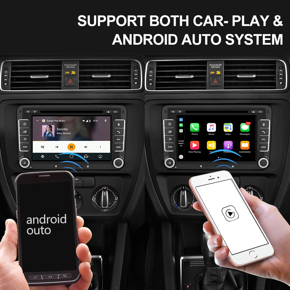 Isudar 2 Din Авто Радио Android 9 для VW/Golf/Tiguan/Skoda/Fabia/Rapid/Seat/Leon/для автомобиля Skoda gps