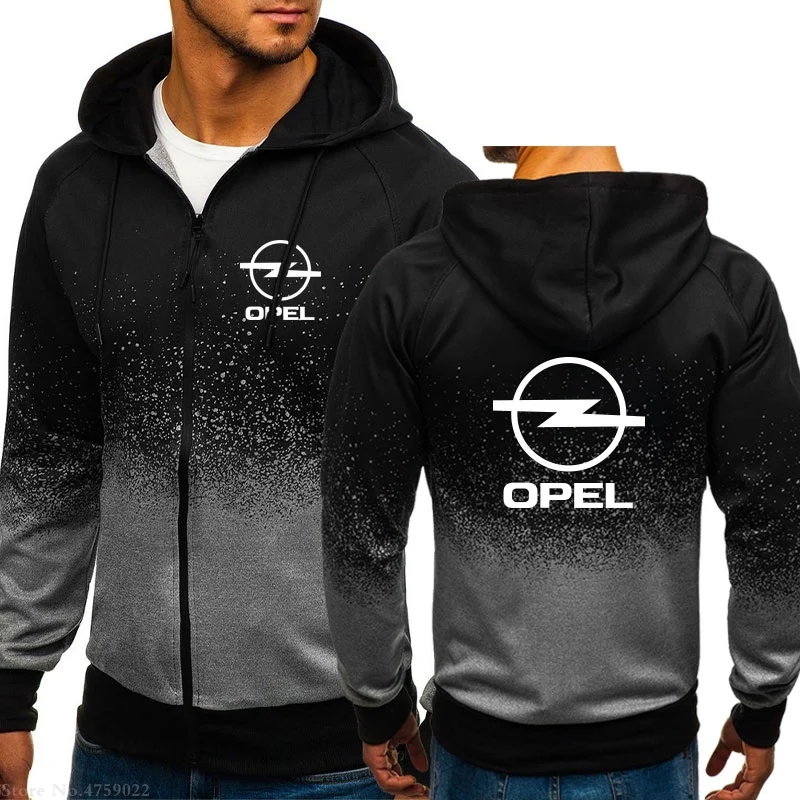 Мужская куртка с капюшоном модная Толстовка Opel мужские пальто длинными рукавами